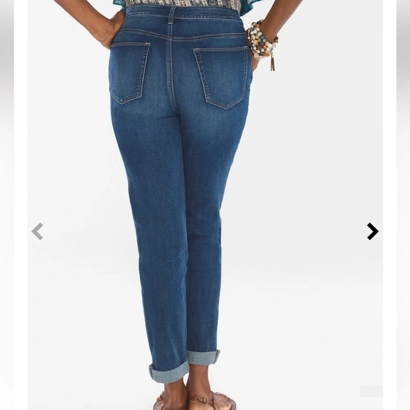 Chico’s Boyfriend Ankle Medium Wash Jeans - Picture 8 of 11